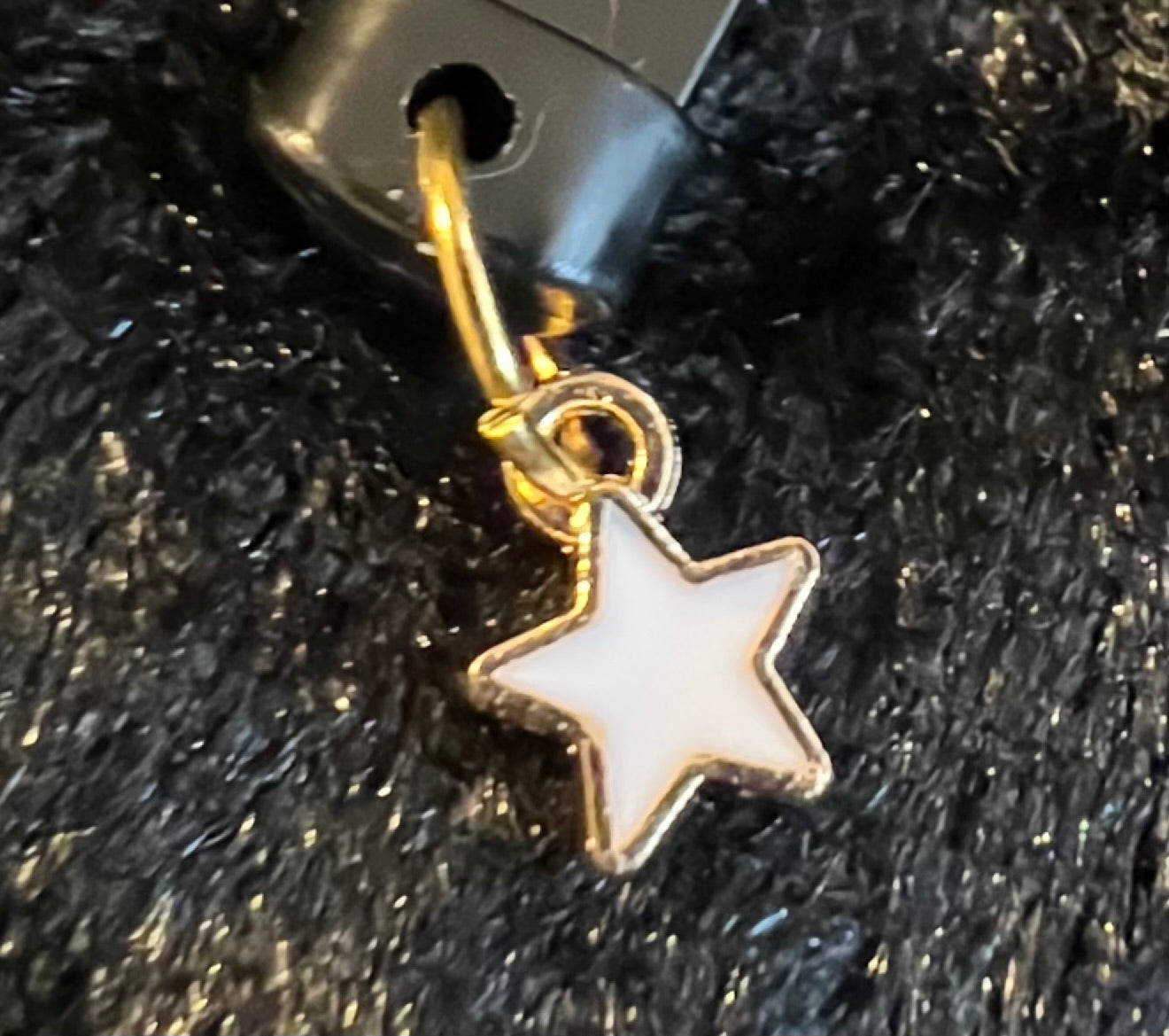 Charmed Phone Dust Plugs -iPhone Black